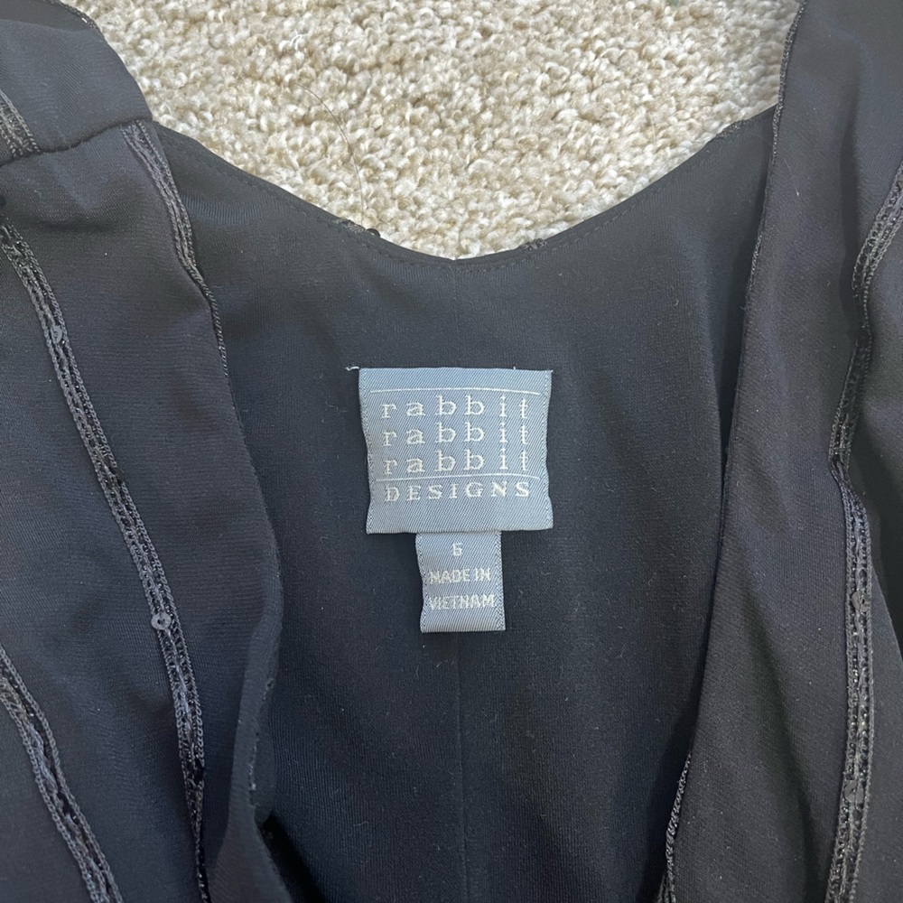 Rabbit Rabbit Rabbit Black Asymmetrical Dress - Picture 6 of 6